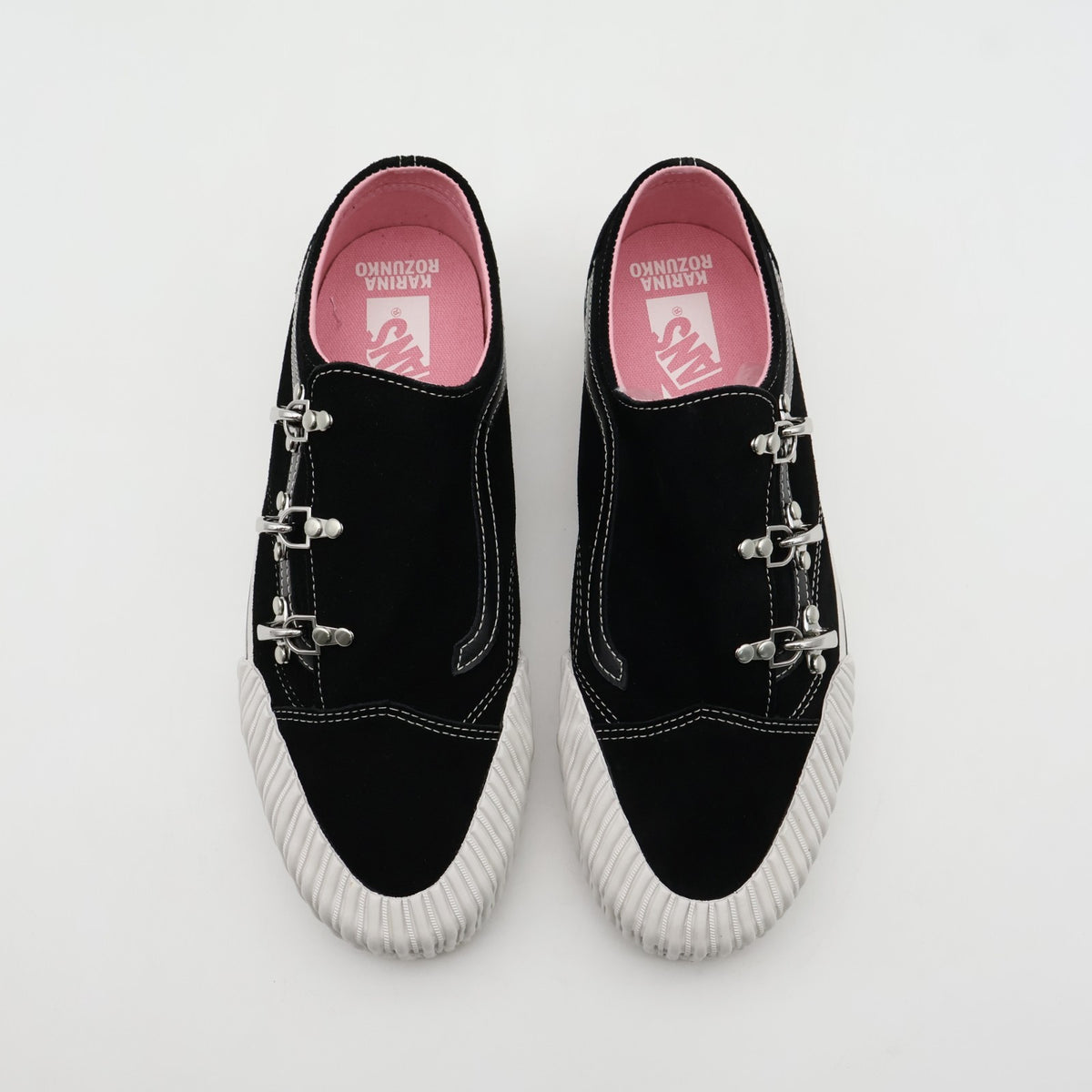 VN000EGXBA2 Vans Premium Old Skool Wrap Black White Karina Rozunko (Men's)
