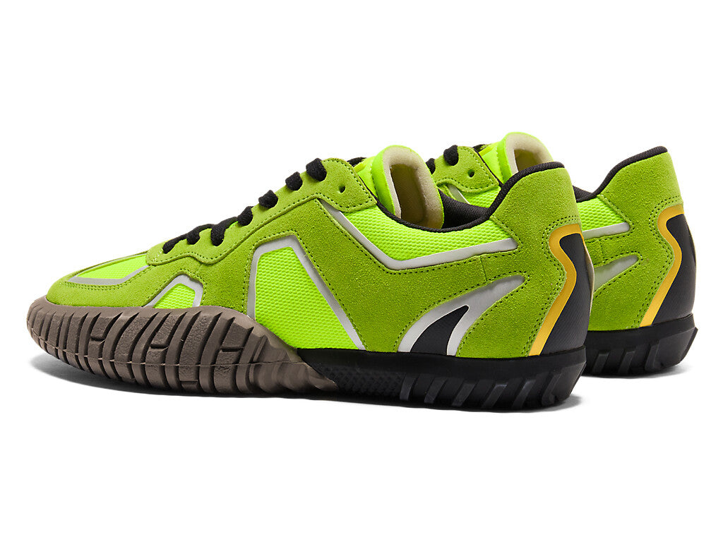 1183C165-750 Onitsuka Tiger Duck Tiger Trainer Safety Yellow Pure Silver (Men's)