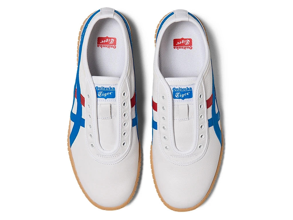1183C529-100 Onitsuka Tiger Tsunahiki Slip On White Directoire Blue (Men's)