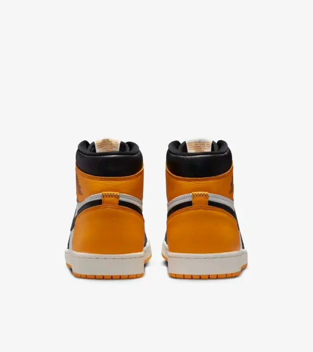 555088-711 Nike Air Jordan 1 Retro High OG Yellow Toe 2022 black white
