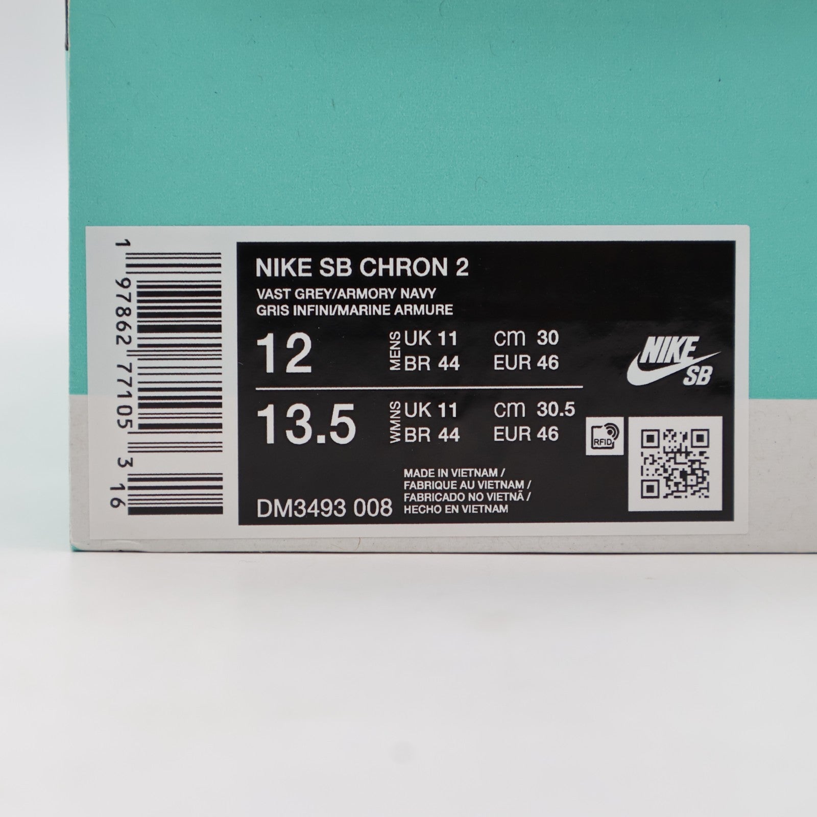 DM3493-008 Nike SB Chron 2 "Vast Grey/Dark Russet" (Men's)