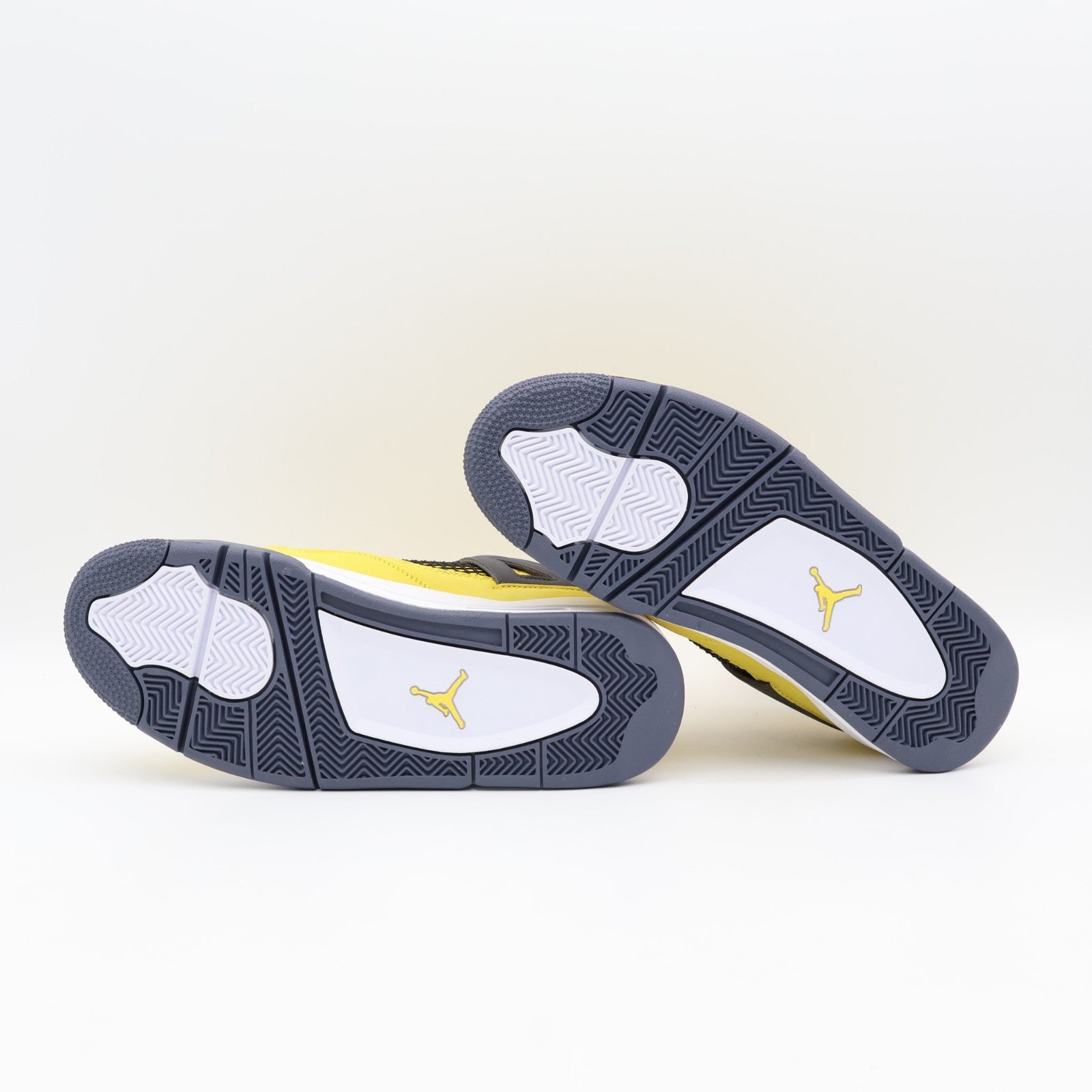 CT8527-700 Nike Air Jordan 4 Retro Lightning Thunder Tour Yellow Grey (Men's)