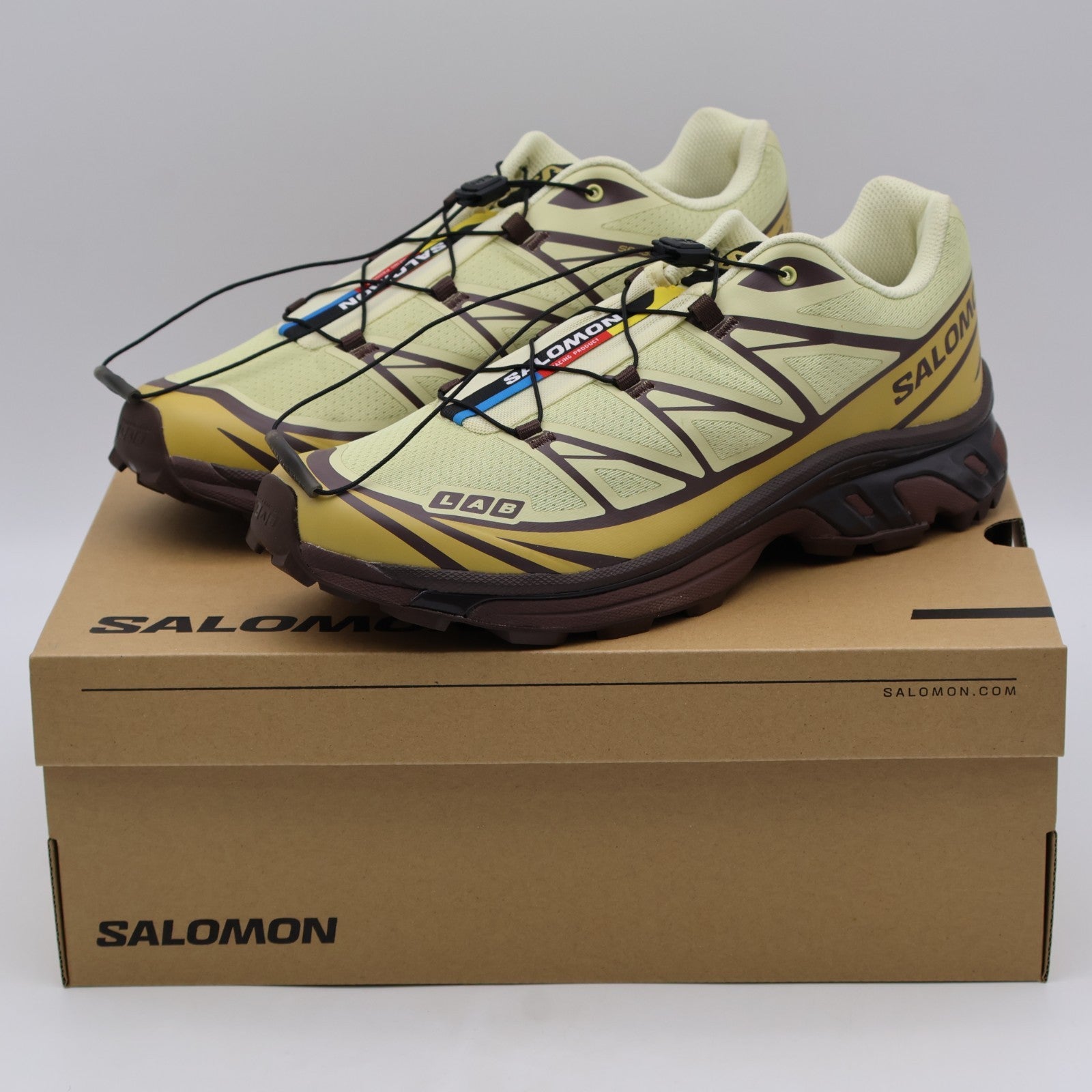 L47869500 Salomon XT-6 Dusty Yellow French Roast Antique Gold (Men's)