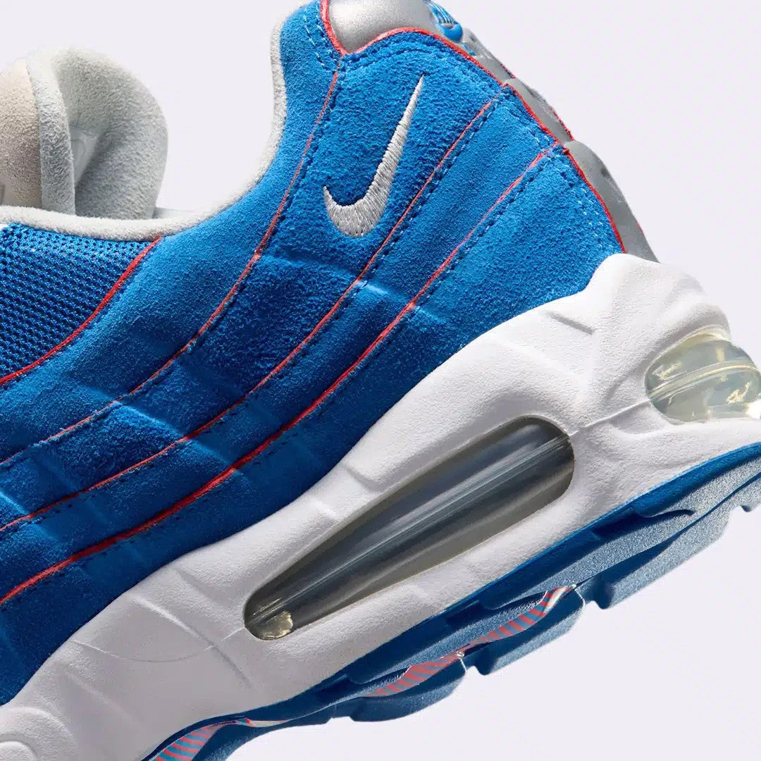 IR1944-400 Nike Air Max 95 Big Bubble "Blue Sapphire/Metallic Silver" (Men's)