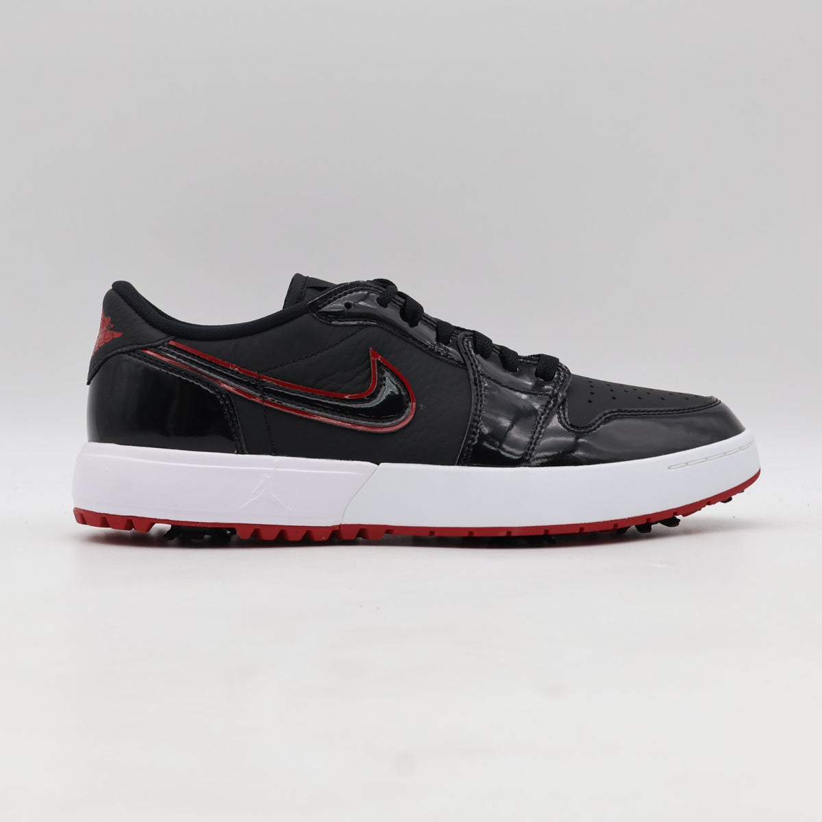 IQ3417-002 Nike Air Jordan 1 Low Golf Black White Varsity Red (Men's)