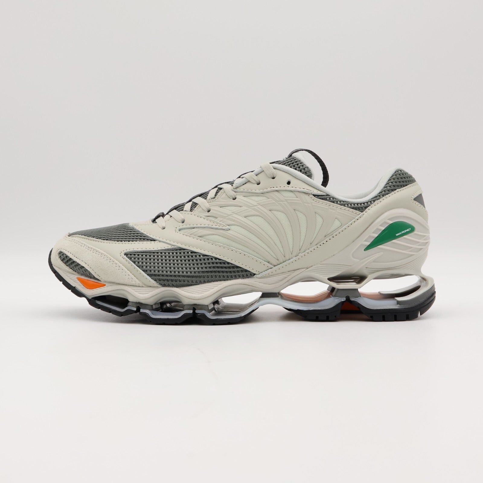 D1GD242701 Graphpaper Mizuno Wave Prophecy LS Gray Light Gray Orange (Men's)