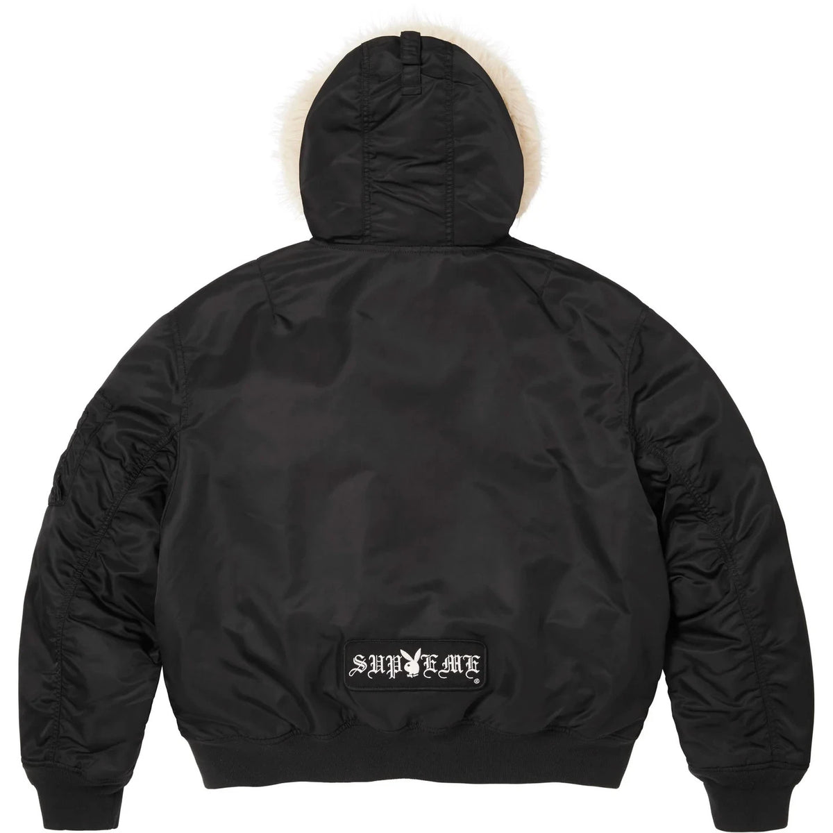 Supreme x Playboy Hooded MA-1 Black