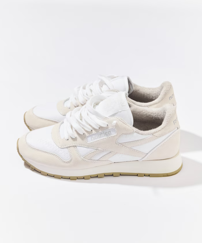 R00174 Nautica Ã Reebok Classic Leather Vintage "White" (Men's)