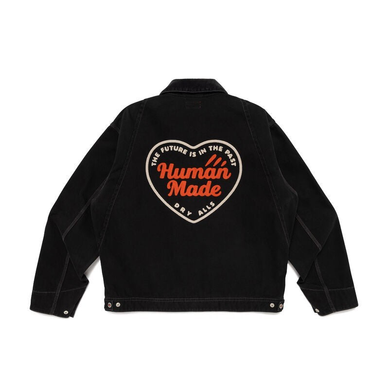 HUMAN MADE Zip-Up Work Jacket Black