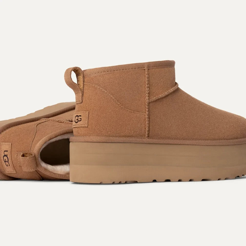 1135092-CHE UGG  Classic Ultra Mini Platform Chestnut (Women's)