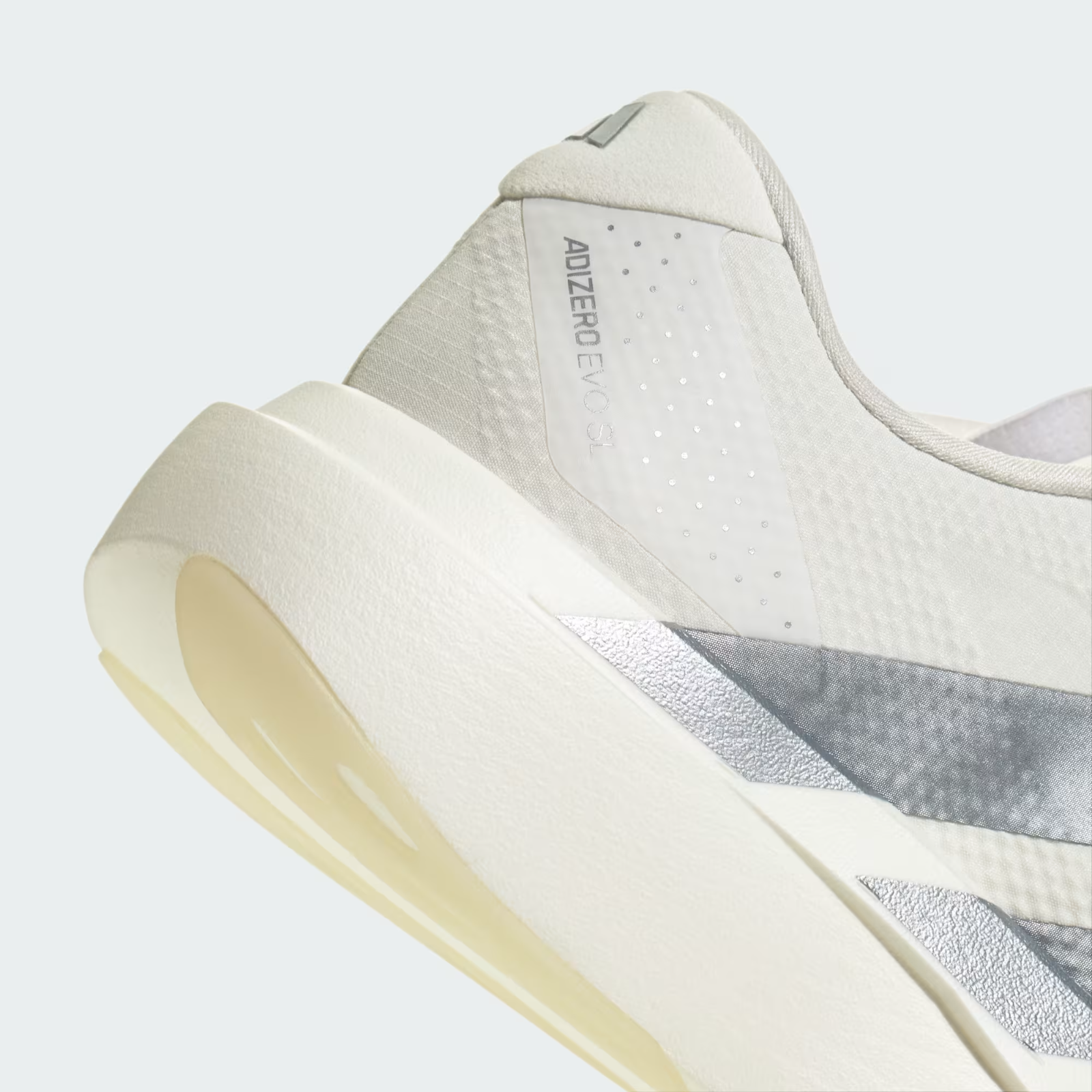 KI6900 adidas Adizero EVO SL Woven Core White Halo Silver (Men's)