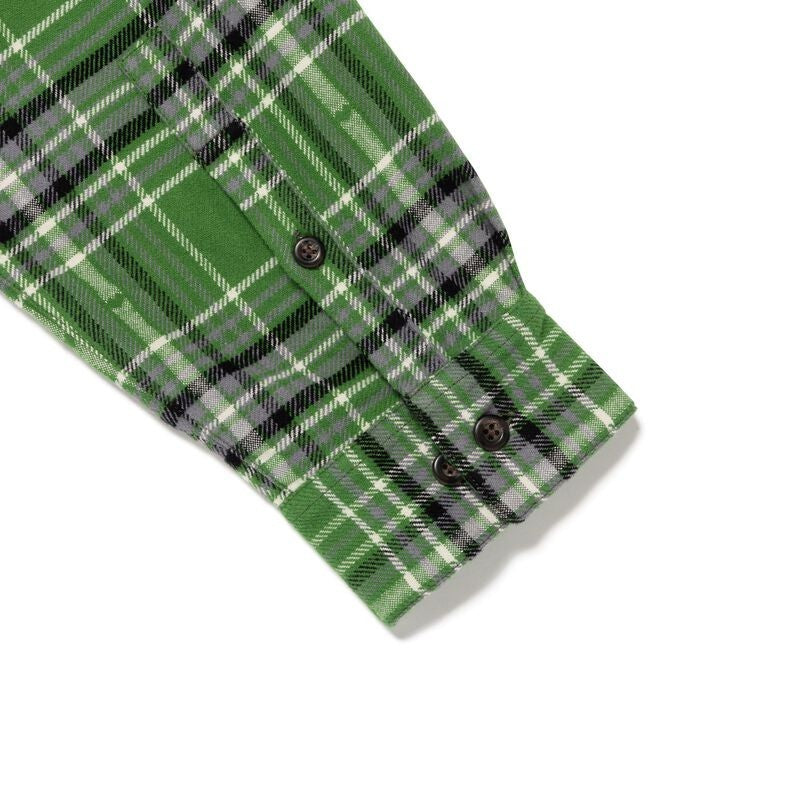 HUMAN MADE Flannel Check Shirt Green