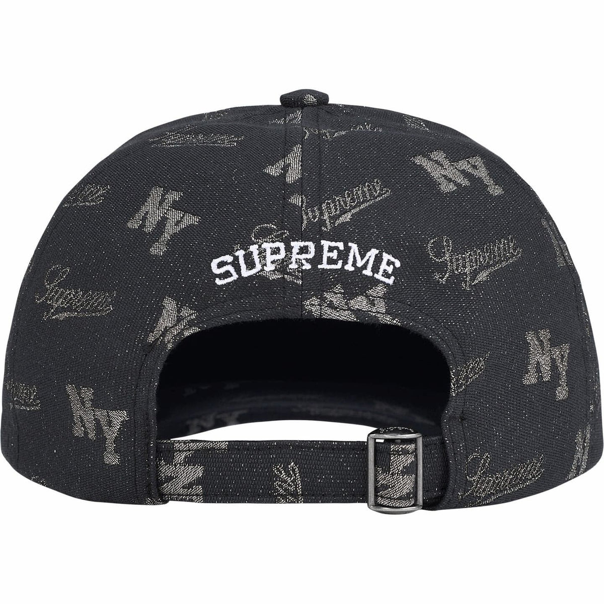 Supreme Monogram 6-Panel Black