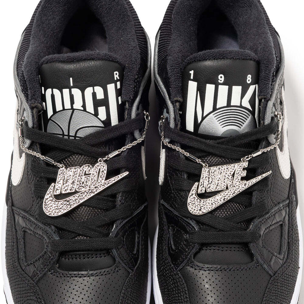 HV8070-001 NIGO Nike Air Force 3 Low Black White Heel Logo OGIN (Men's)