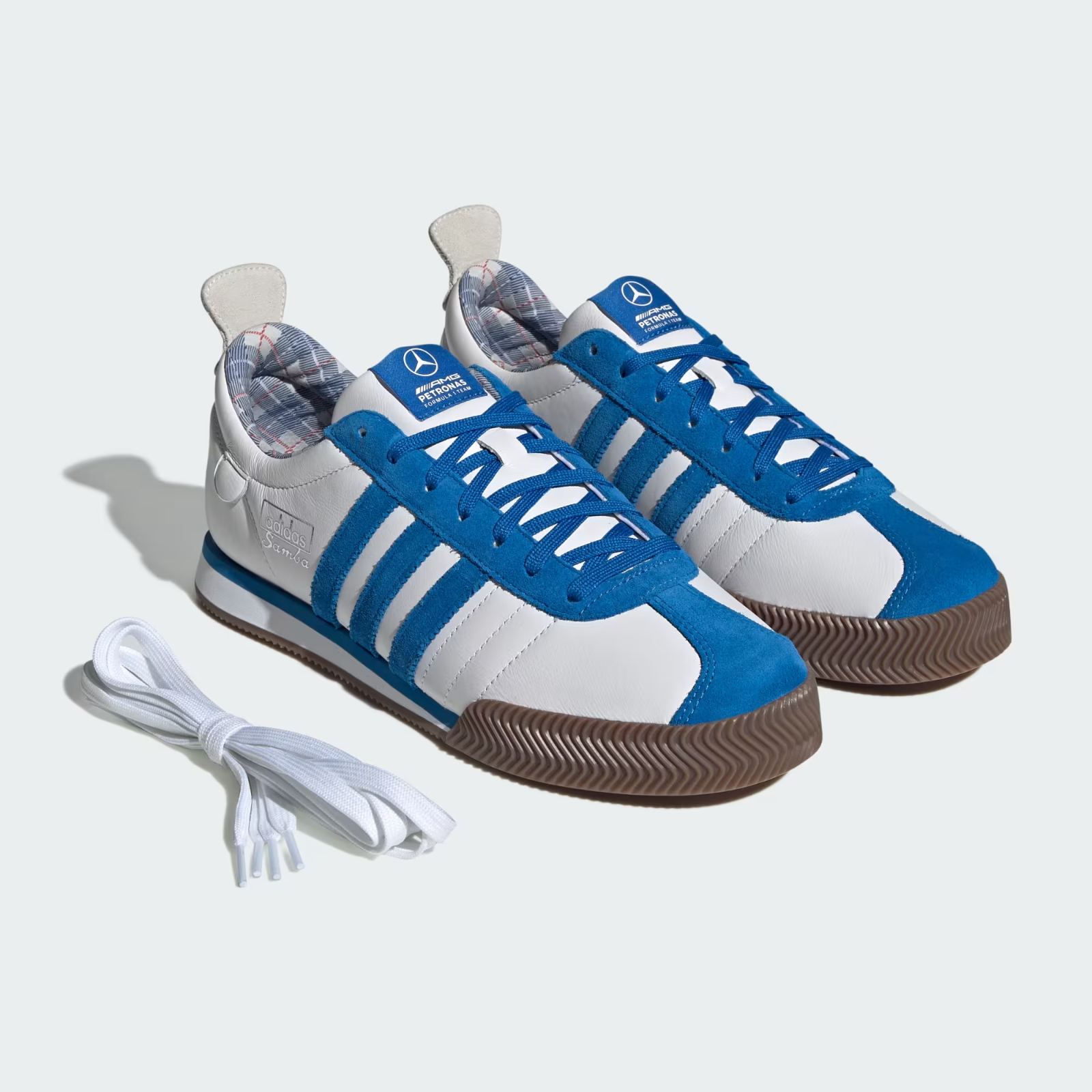 KJ3265 Mercedes AMG Petronas F1 Team adidas Samba 62 Super Cloud White (Men's)