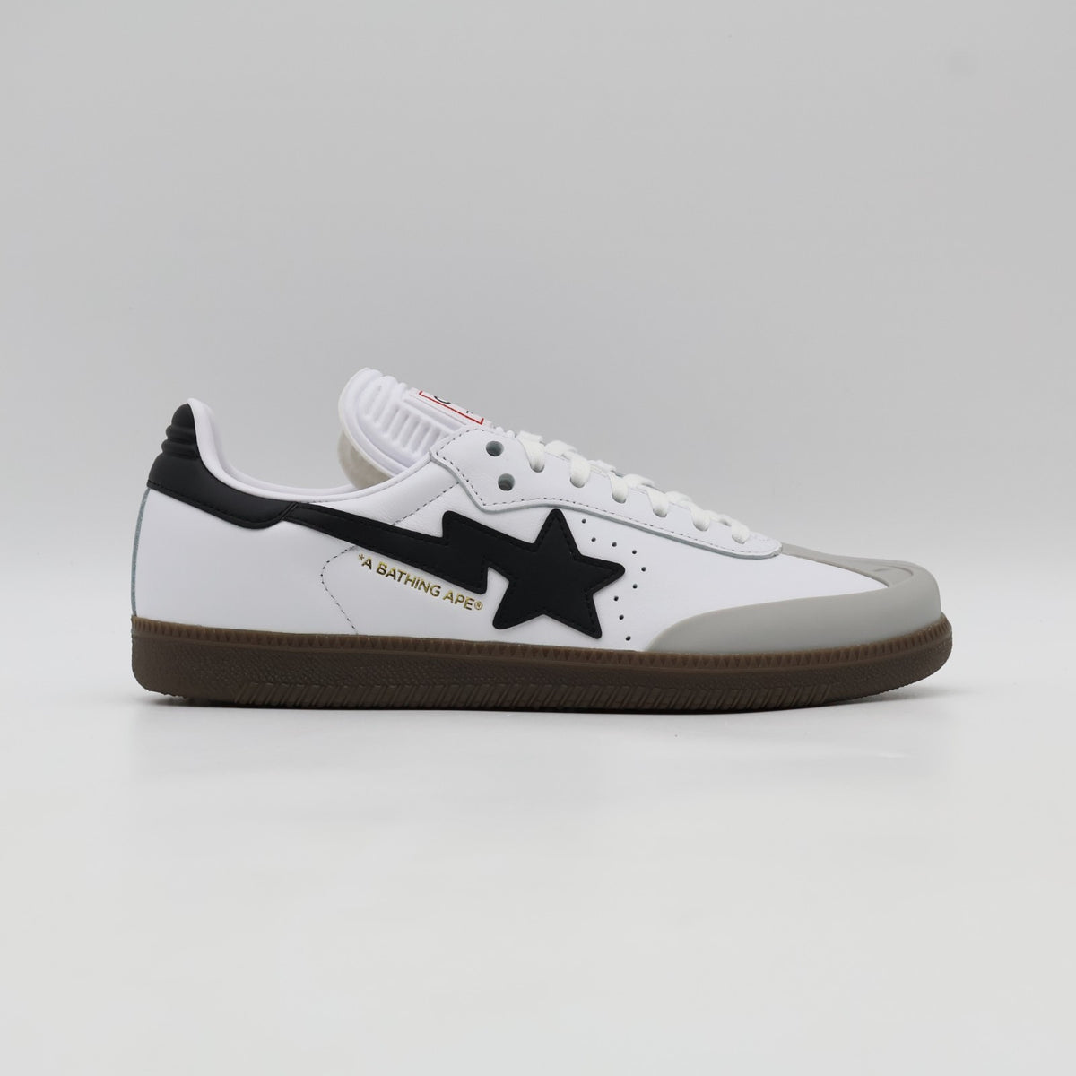 JR9245 A BATHING APE adidas Originals Samba Cloud White Core Black Gum (Men's)