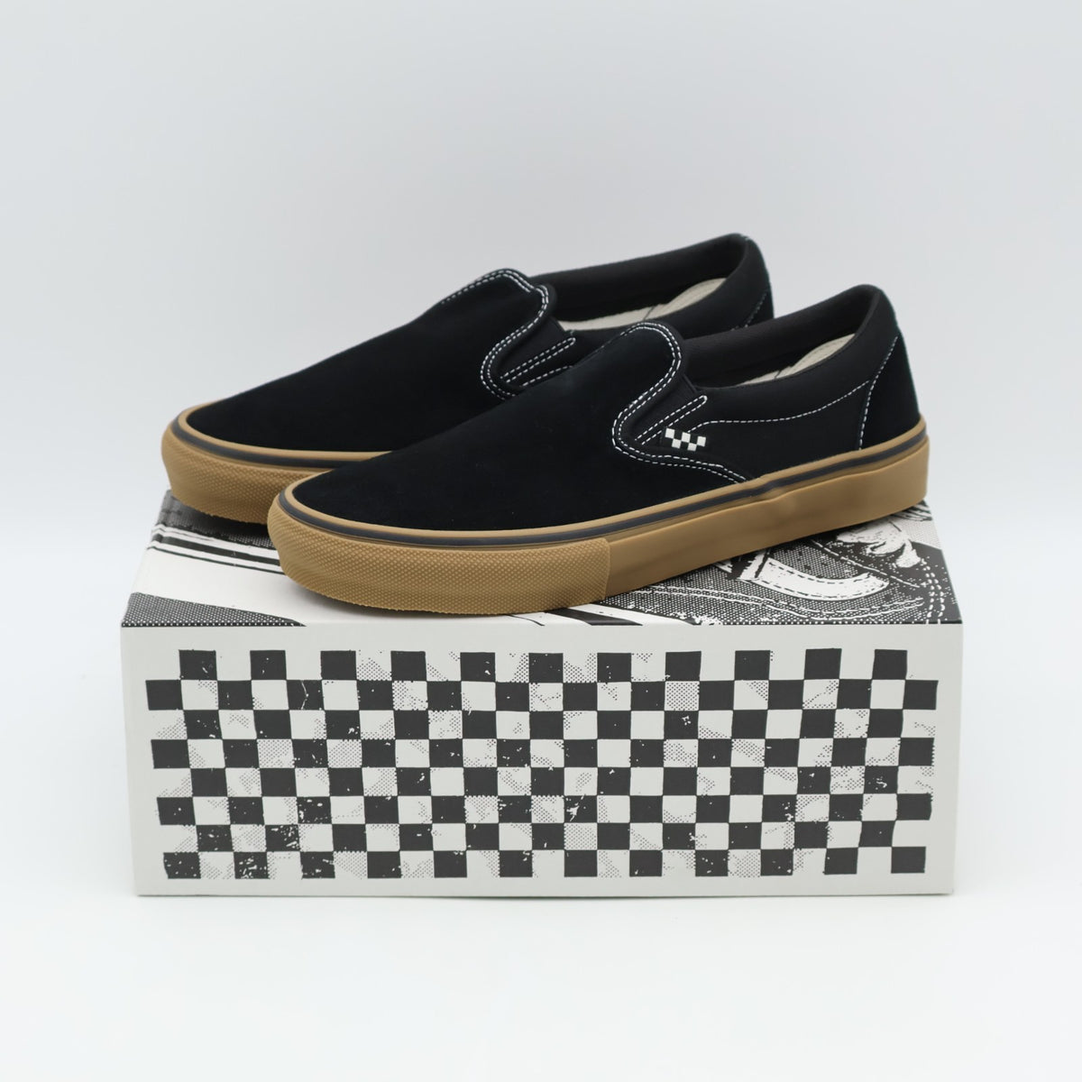 VN000EG5B9K Vans Skate Slip-On "Black/Gum" (Men's)