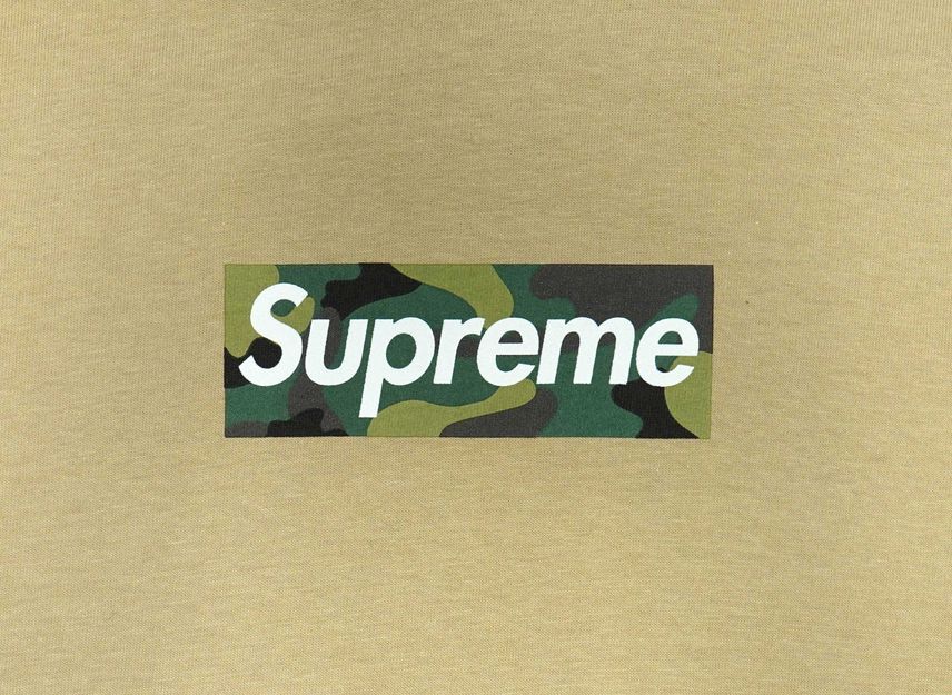 Supreme Box Logo Tee Khaki (23FW)