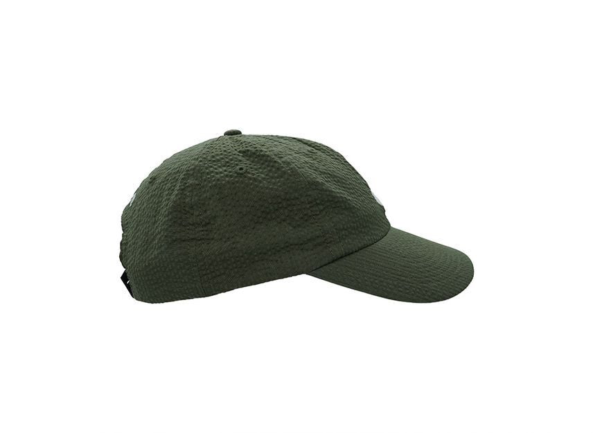Supreme Seersucker S Logo 6-Panel Green