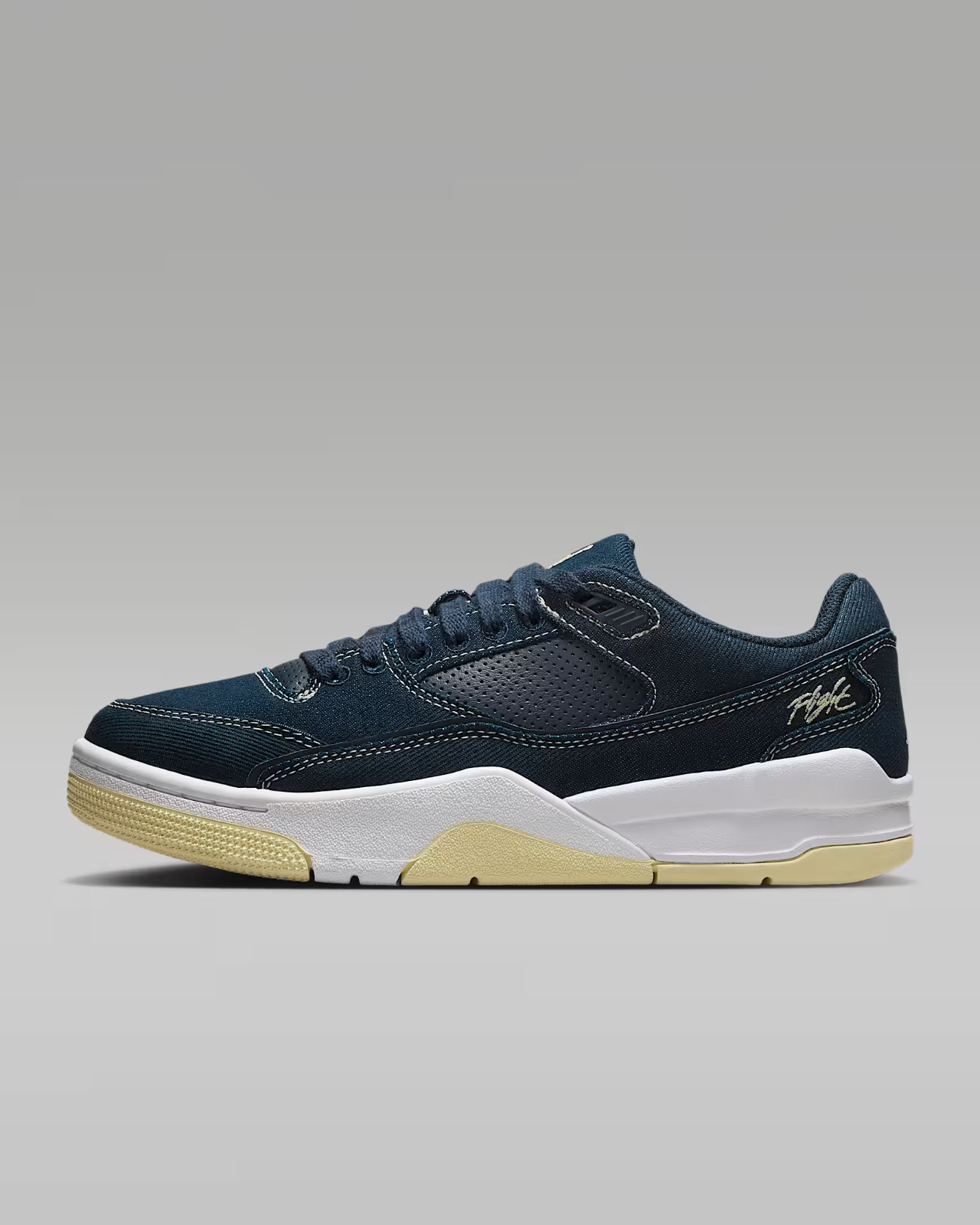 IH4489-451 Nike  Jordan Flight Court Obsidian White Alabaster (Women's)