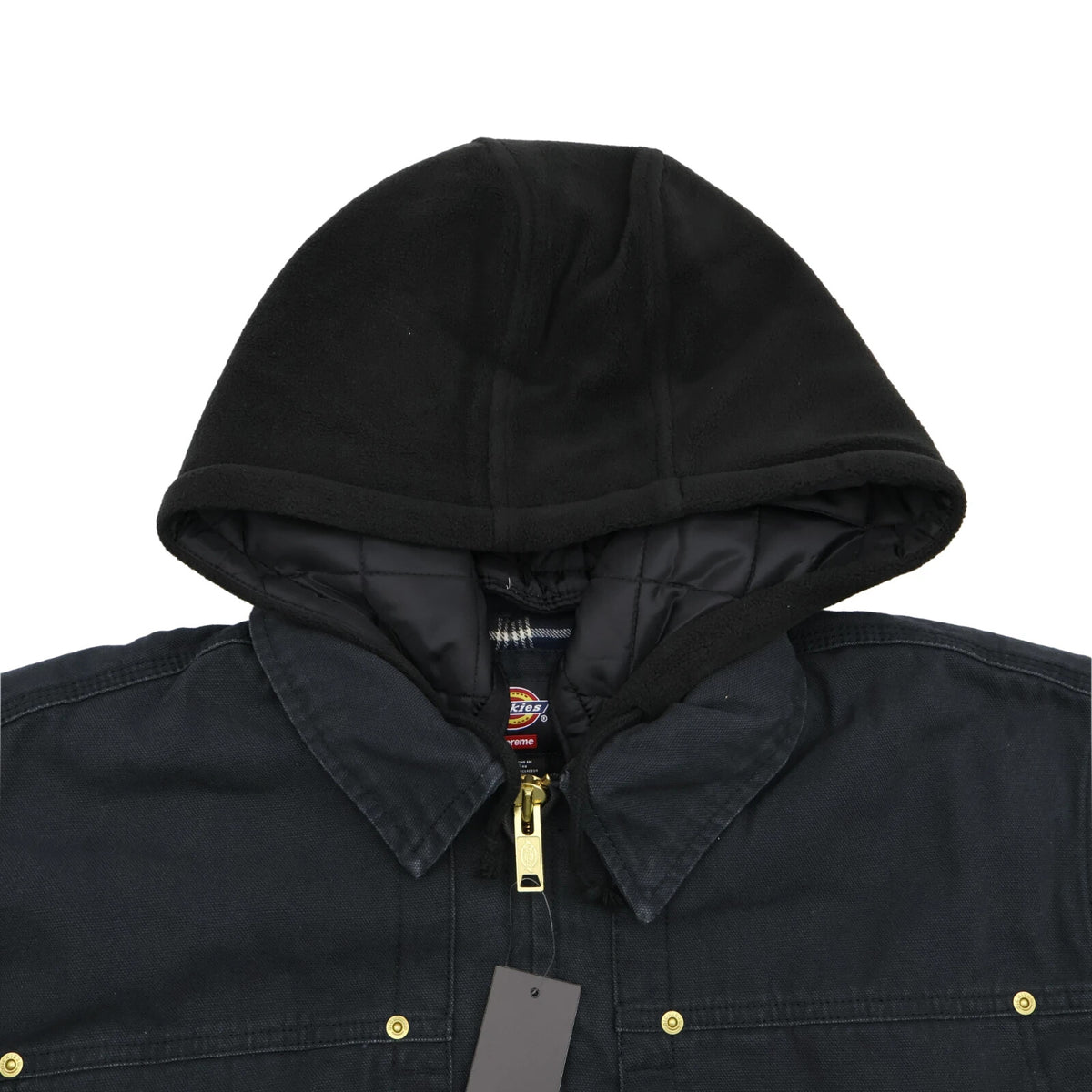 Supreme Dickies Hooded Work Jacket Black