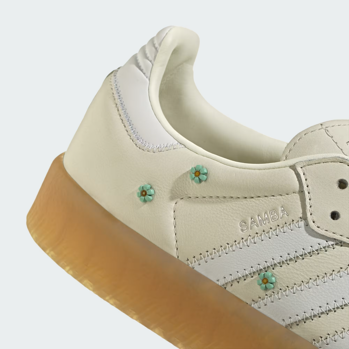 JS3953 adidas Originals  Sambae Off WhiteCloud White Clear Mint (Women's)