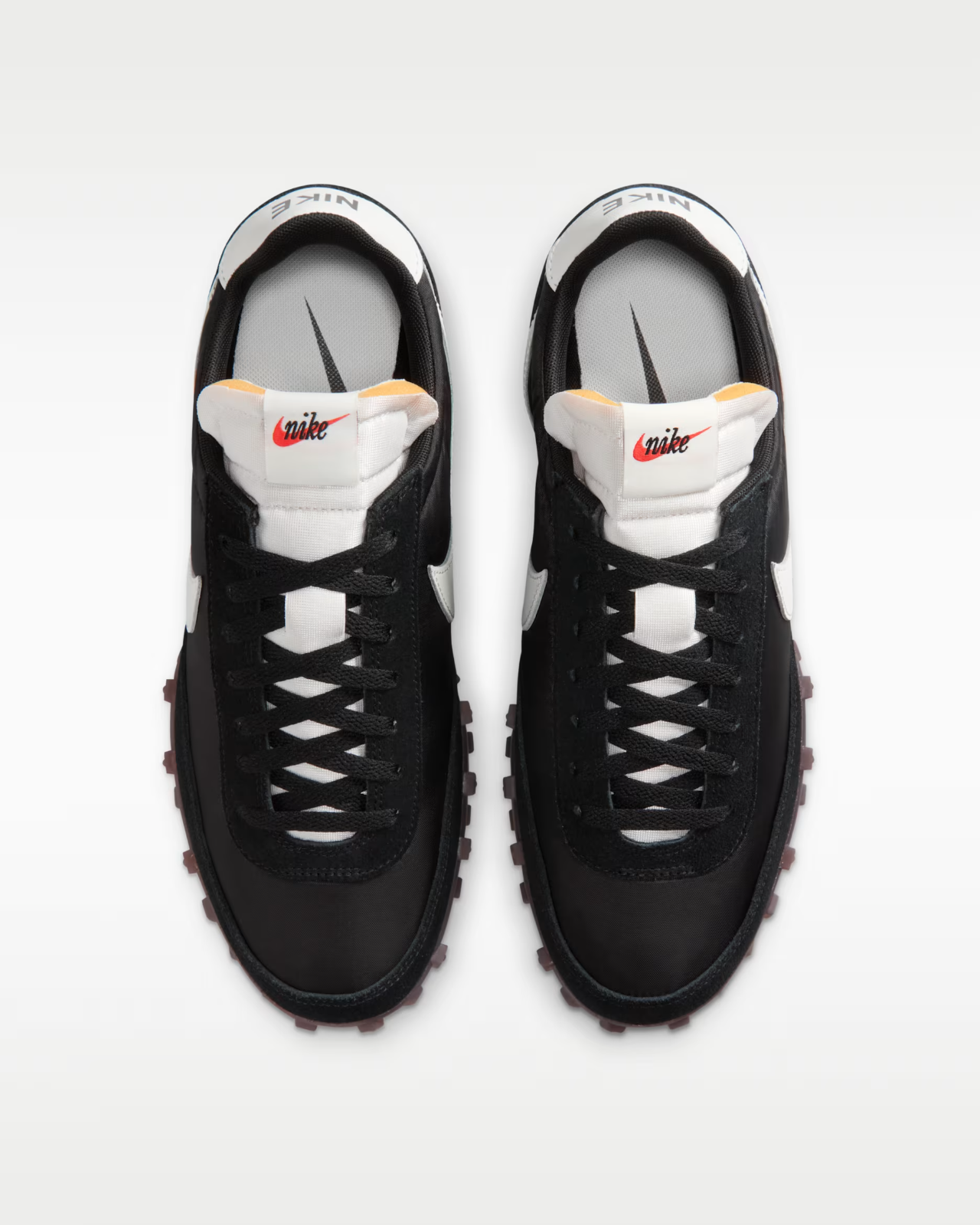 IM8658-103 Nike Waffle Racer BLACK/SAIL-COCONUT MILK-GUM DARK BROWN (Men's)