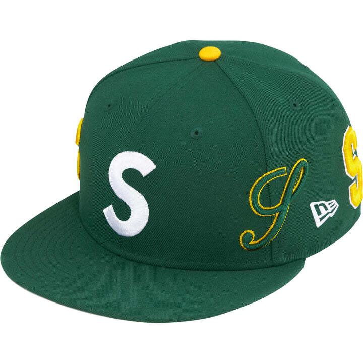 Supreme Multi S Logo New Era Green