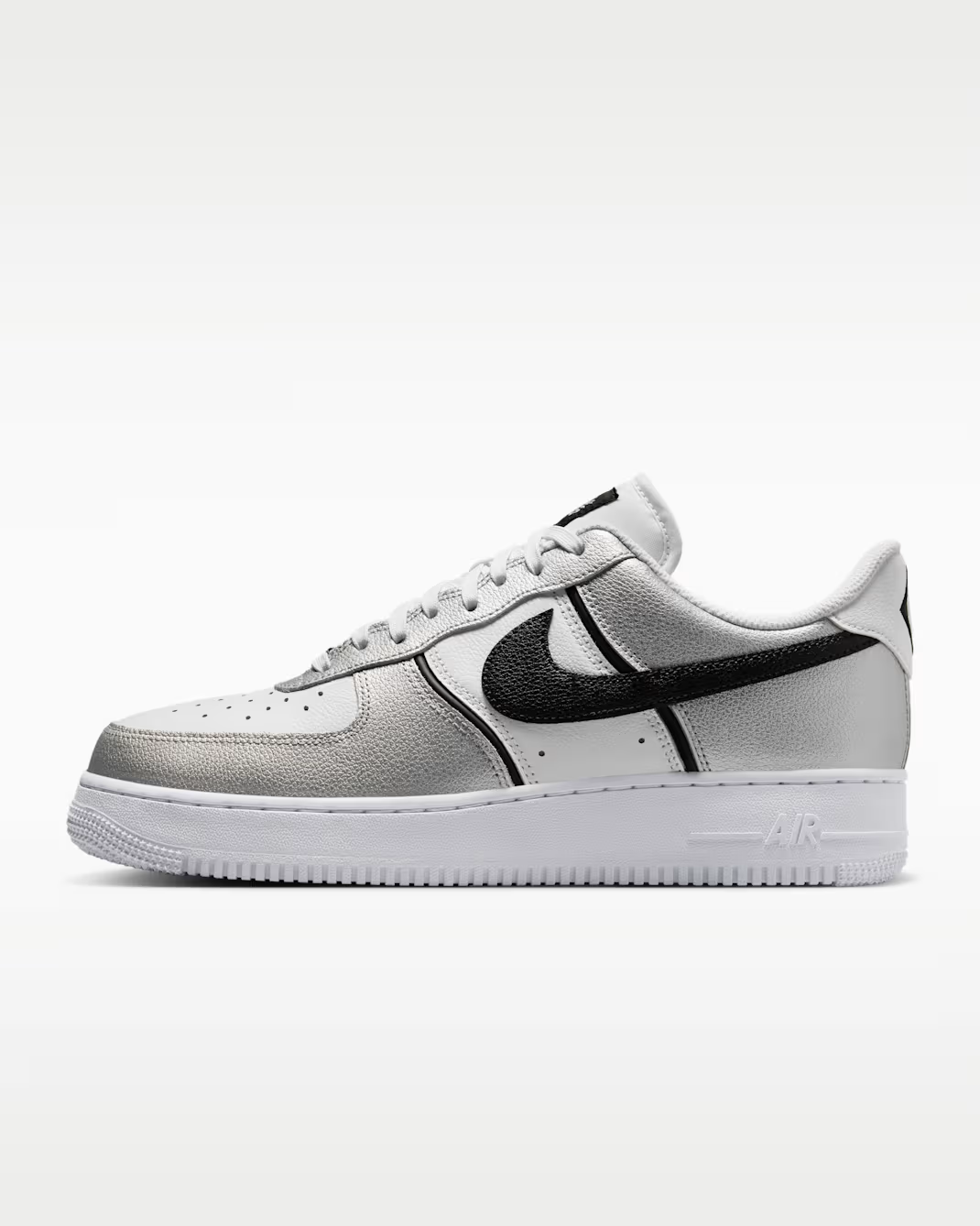 IM5752-001 Nike Air Force 1 '07 LV8 "Metallic Silver/White" (Men's)