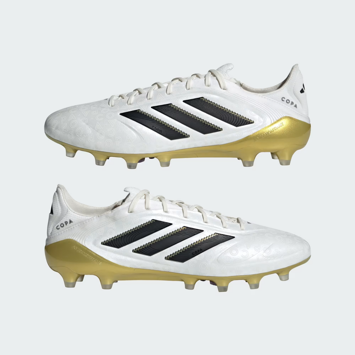 JR2116 adidas Copa Pure 3 Elite AG Zero Metalic Core Black Gold Metallic (Men's)