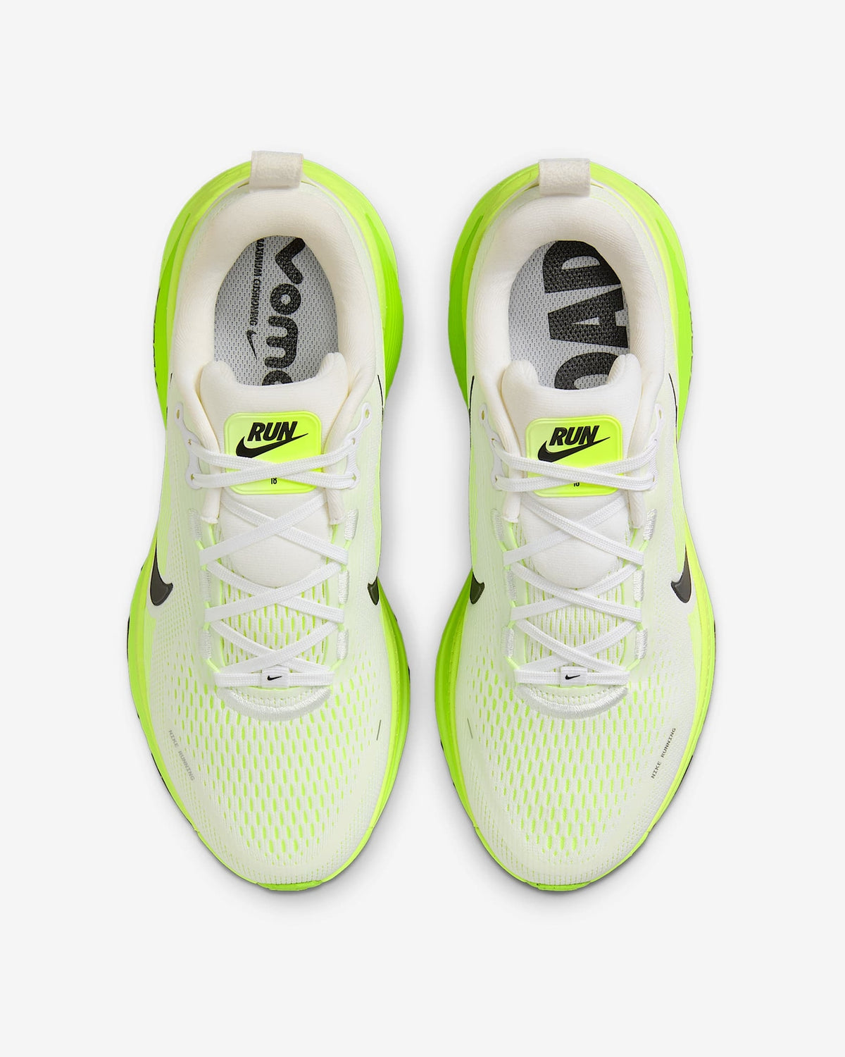 HM6804-102 Nike  Vomero 18 White Electric Green Volt Black (Women's)