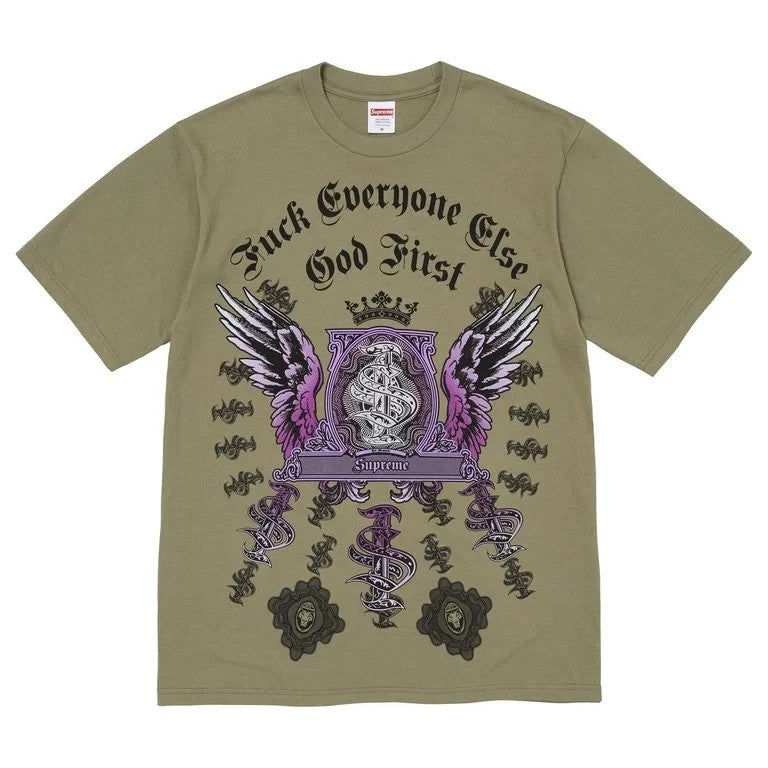 Supreme Money Tee Light Olive