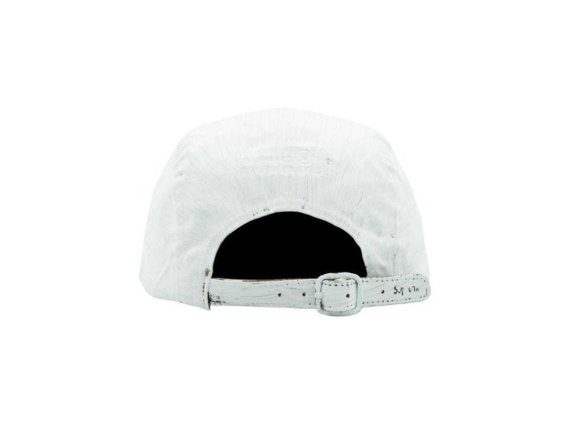 Supreme x MM6 Maison Margiela Painted Camp Cap White