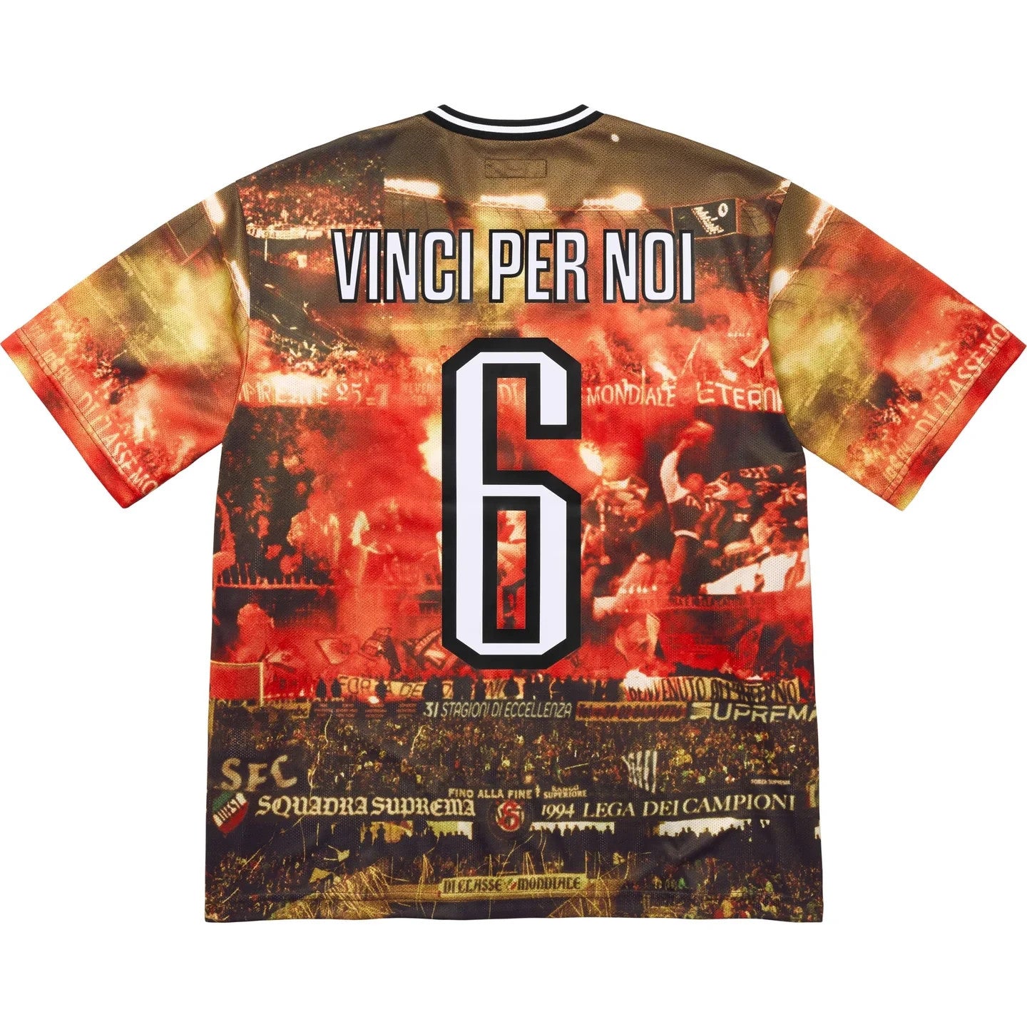 Supreme Vinci Per Noi Soccer Jersey Multi