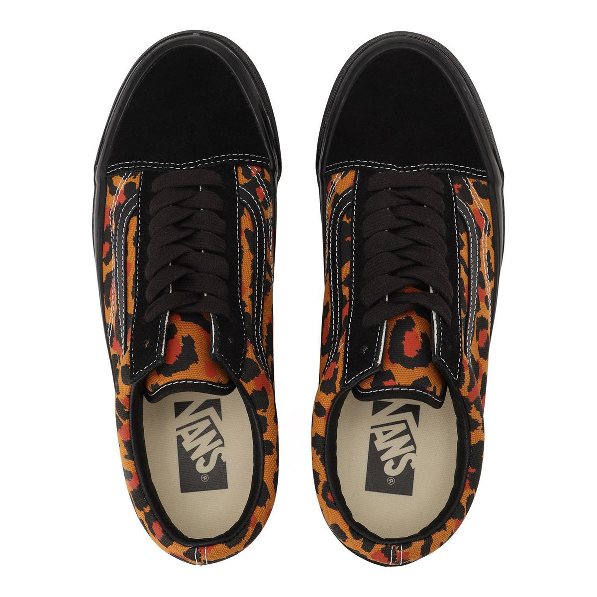 VN000D56BKA Vans Premium Old Skool Leopard Black Black (Men's)