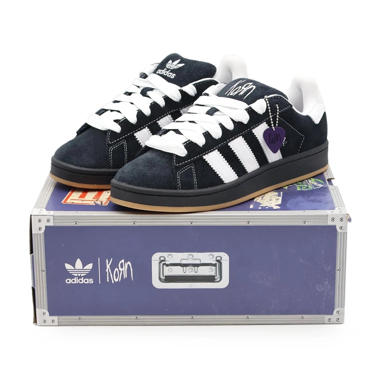 IG0792 Korn adidas Originals Campus '00s Black White Gum (Men's)