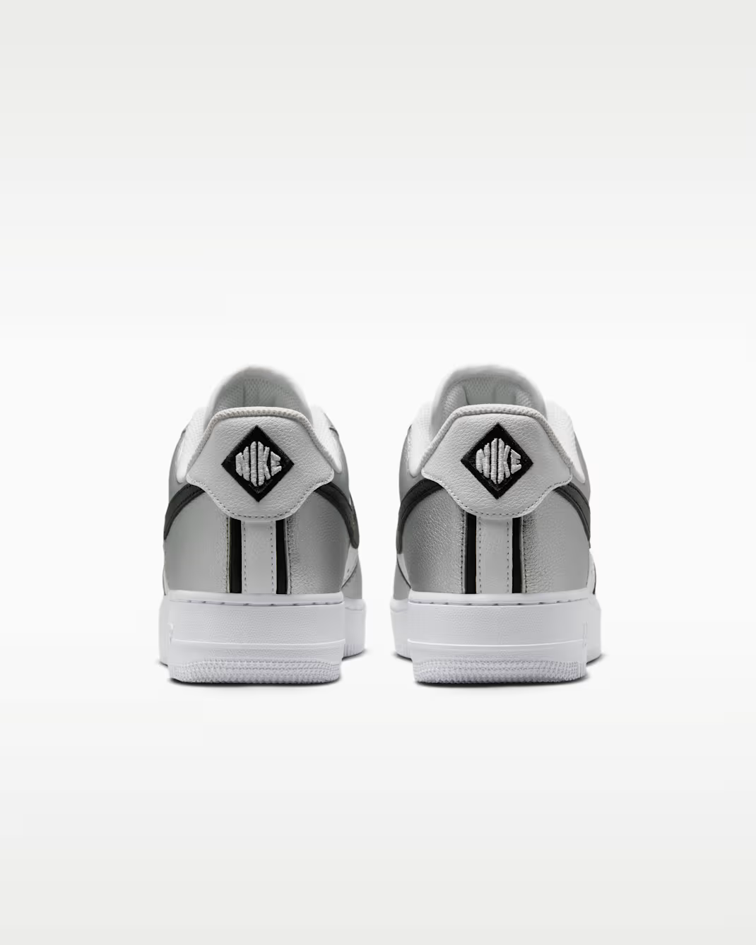 IM5752-001 Nike Air Force 1 '07 LV8 "Metallic Silver/White" (Men's)
