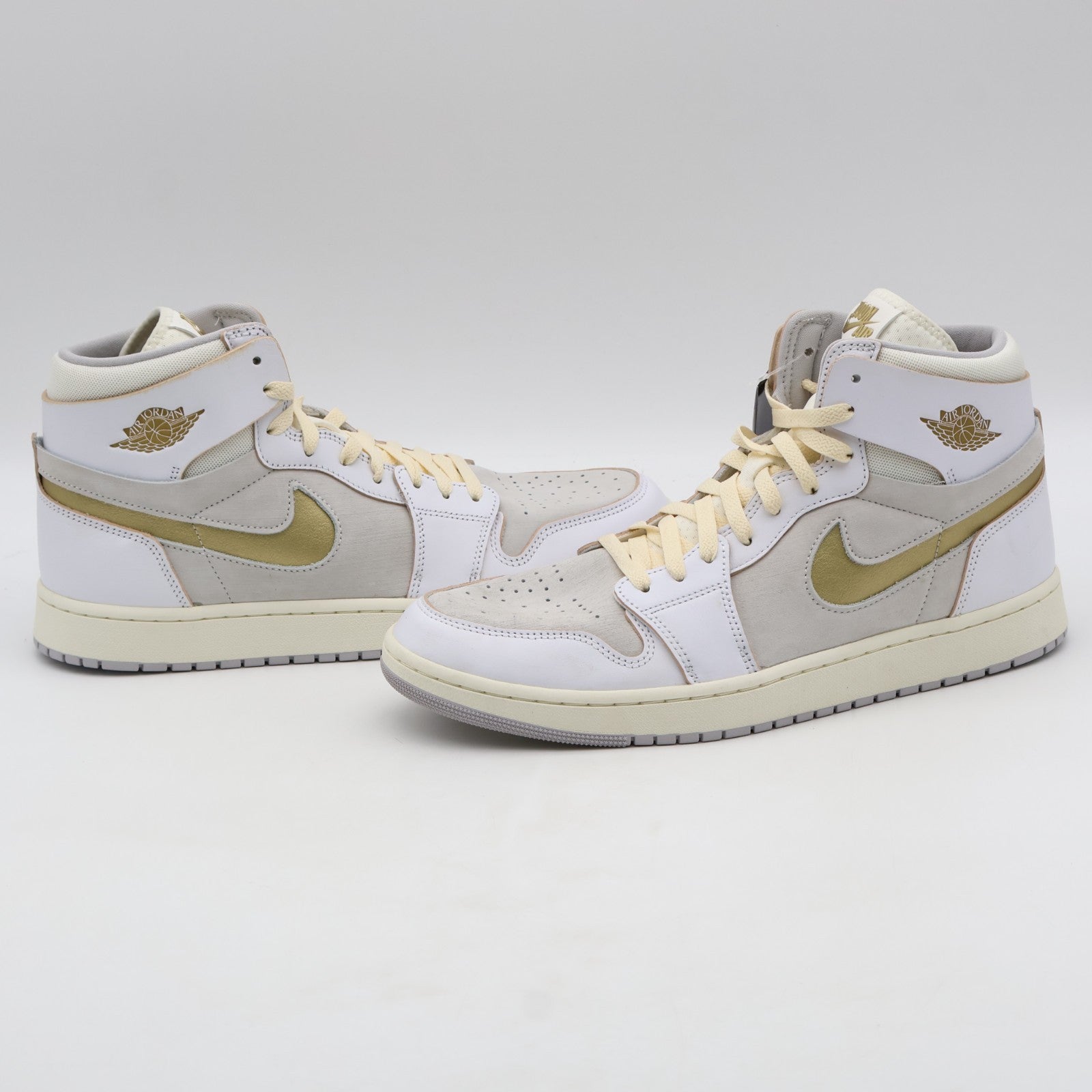 DV1307-107 Nike Air Jordan 1 High Zoom CMFT 2 Metallic Gold