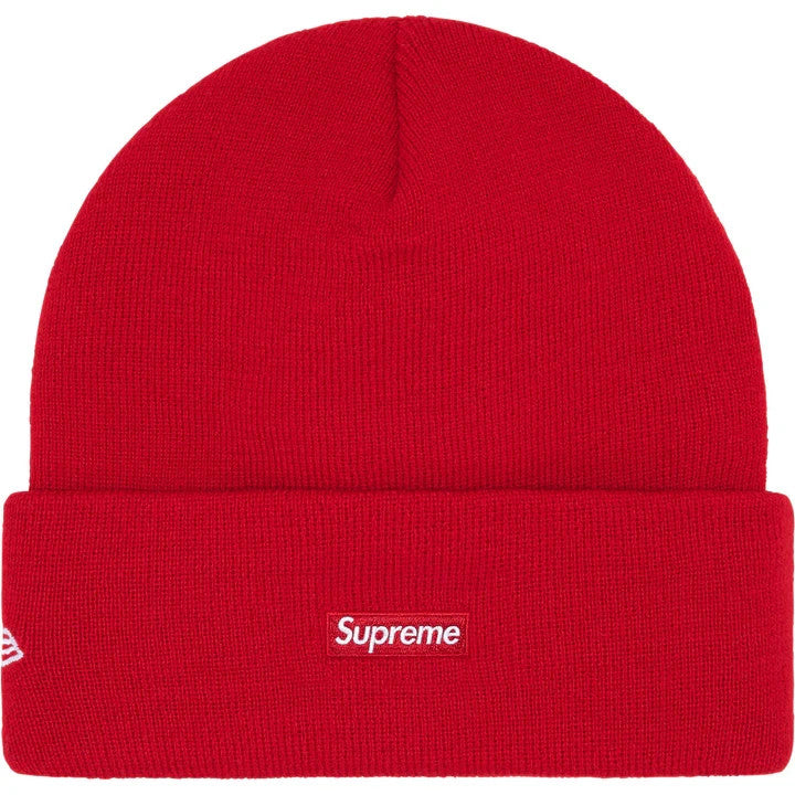 Supreme New Era Old English Beanie Red