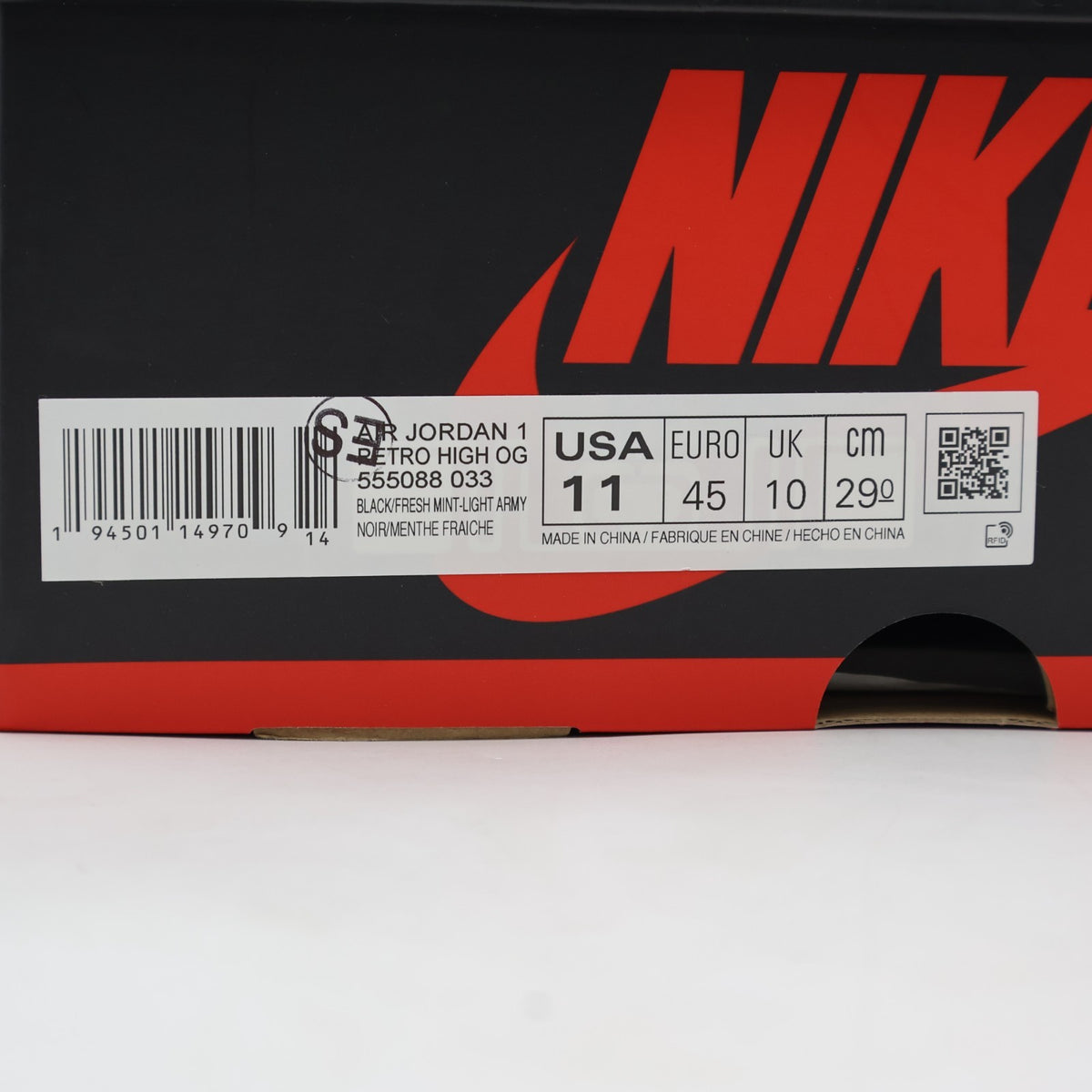 555088-033 Nike Air Jordan 1 High OG Rust Shadow (Men's)