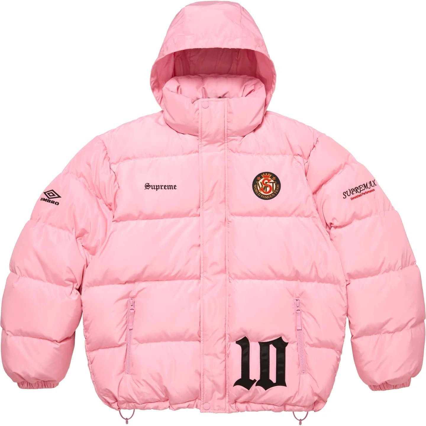 Supreme Umbro Down Puffer Jacket Pink