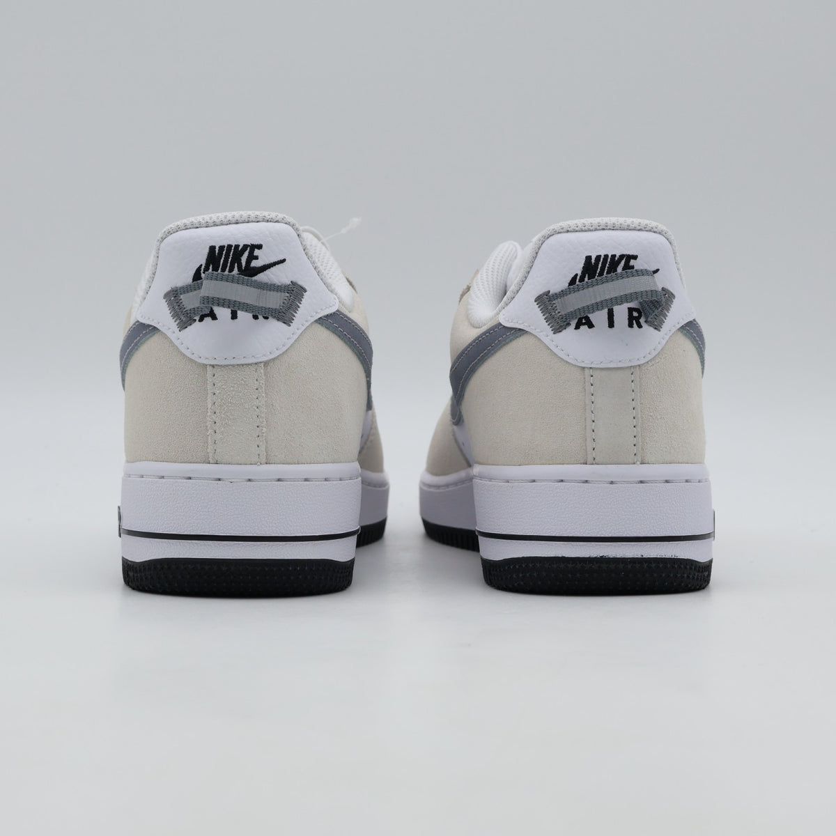 IR2007-100 Nike Air Force 1 Low 1 07 LV8 White Metallic Cool Gray (Men's)