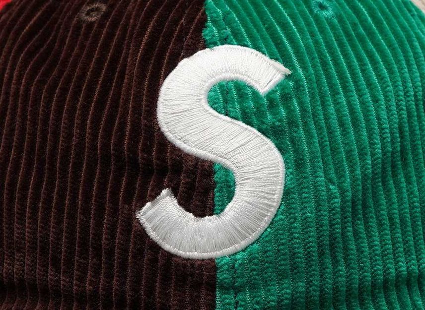 Supreme Corduroy S Logo 6-Panel Multicolor