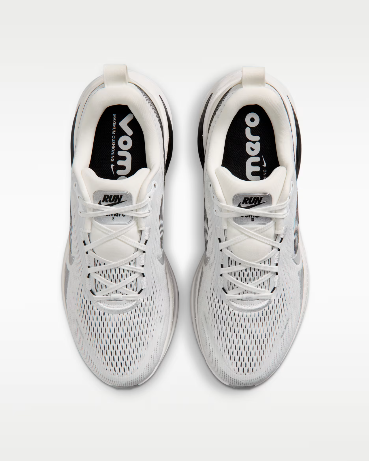 II7189-100 Nike Vomero 18 "Summit White/Black" (Men's)