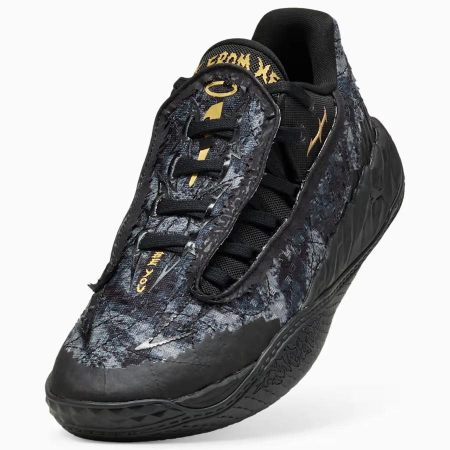 313266-04 Puma MB05 Lo Team Bank "Moody Grey/Black" (Men's)