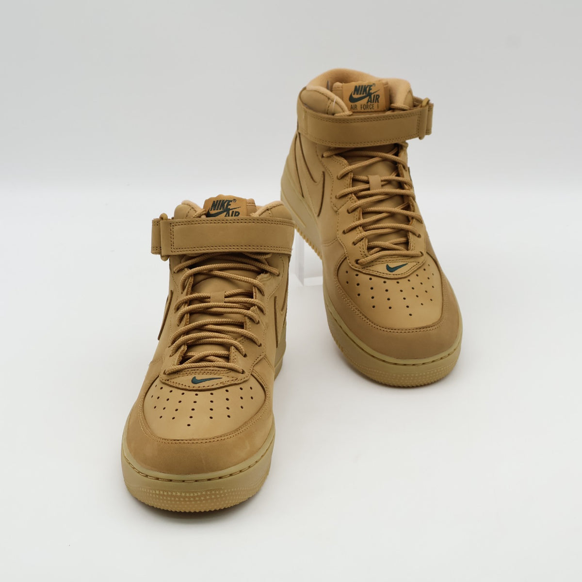 715889-200 Nike Air Force 1 '07 Mid Flax Outdoor Green 2025 (Men's)