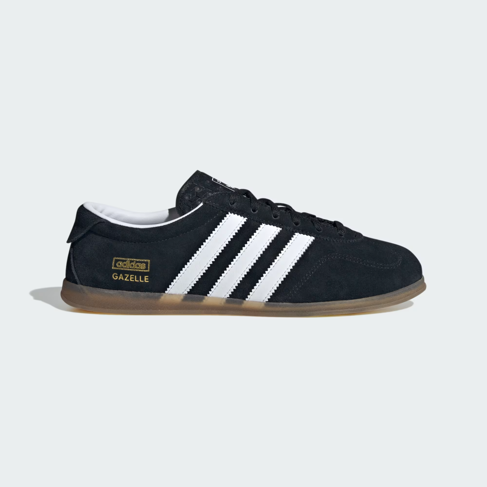 JR8886 adidas Originals Gazelle Low Pro Core Black Cloud White Gum (Men's)