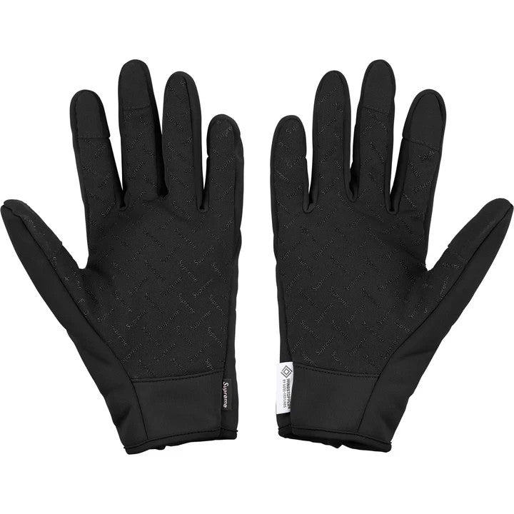 Supreme Windstopper Zip Gloves Black