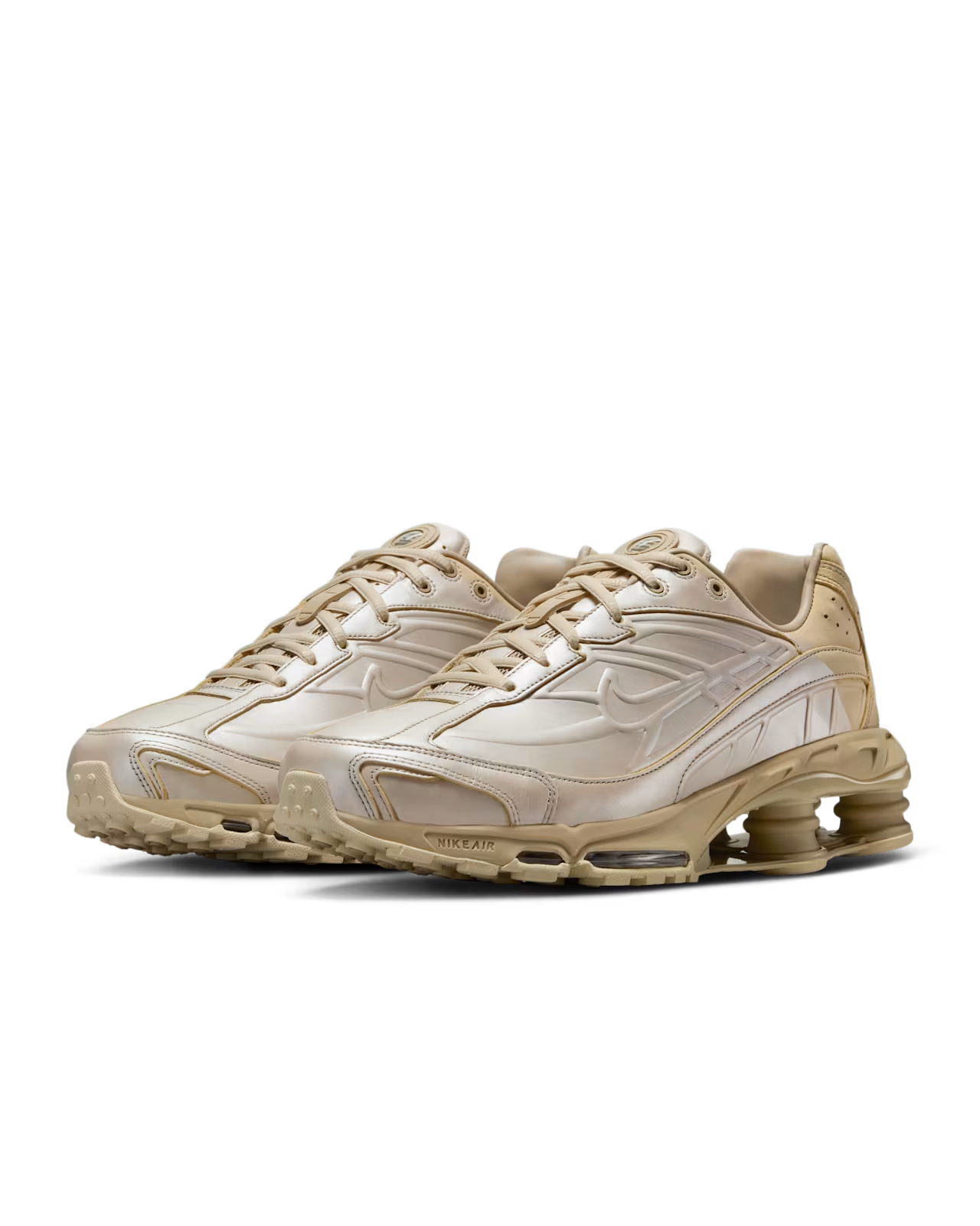 IH3653-095 Nike Shox Ride 2 Metallic Silver Desert Khaki (Men's)