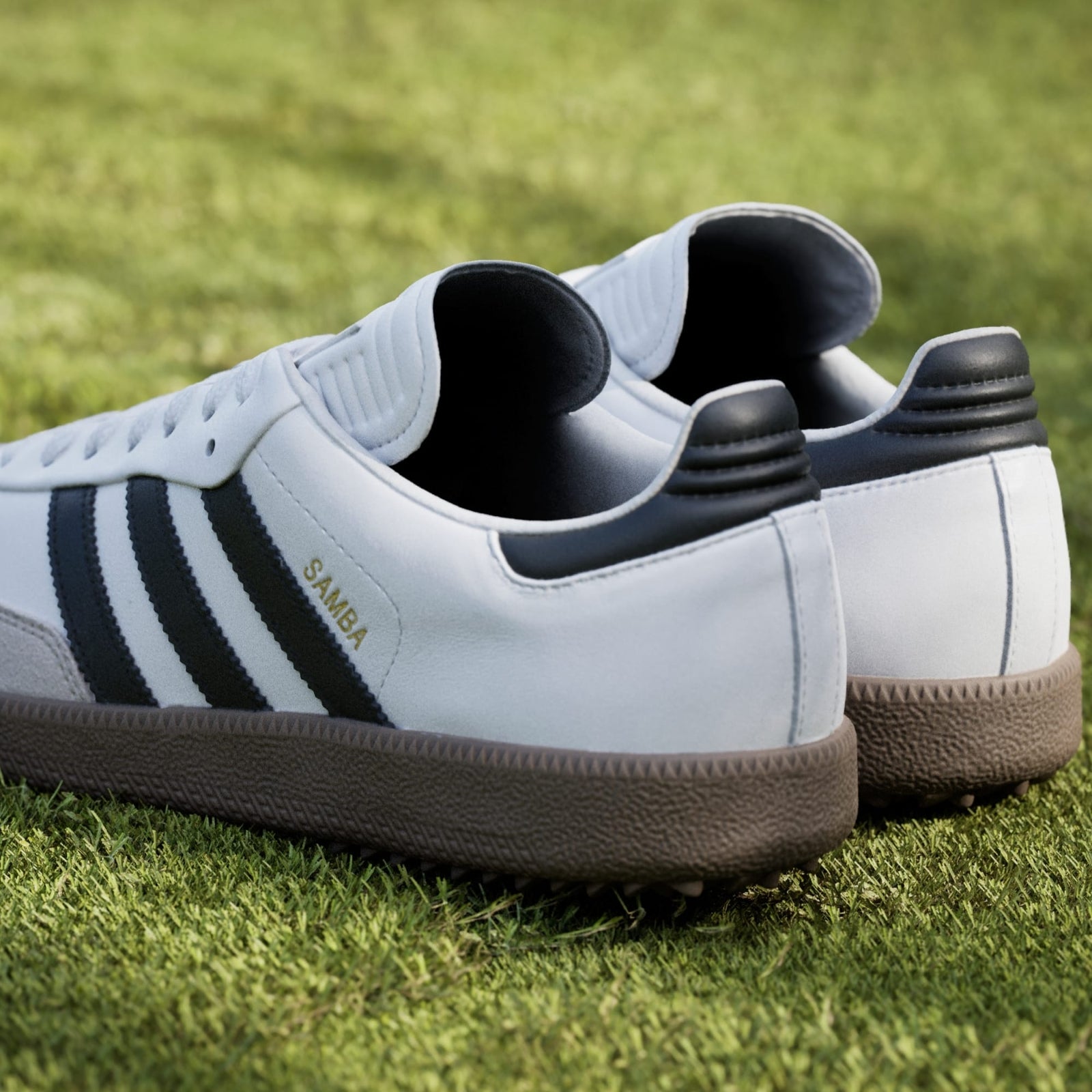 JH6149 adidas Samba Golf Full Grain Leather Cloud White Core Black Gum (Men's)